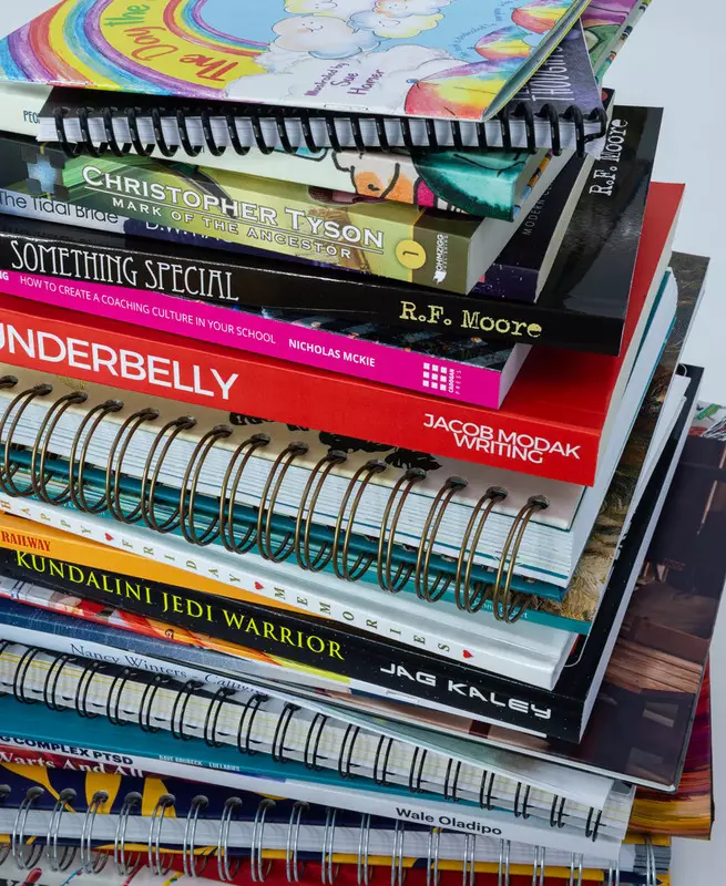 A selection of binding types